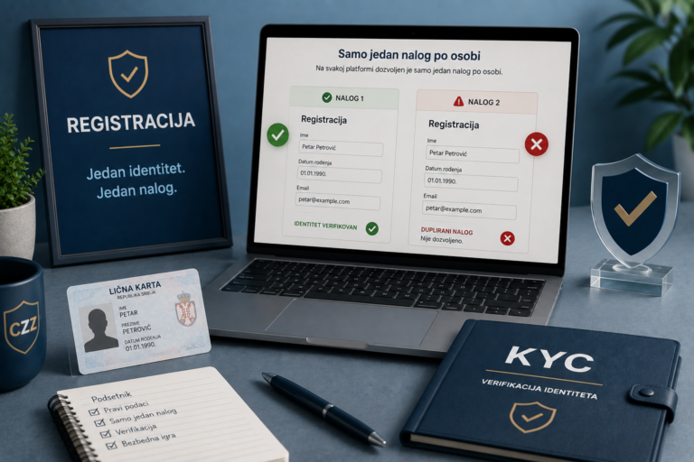 Samo jedan nalog po osobi u online kazinu – Zašto?