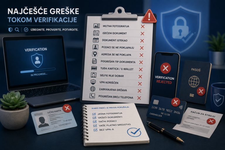 Najčešći razlozi odbijanja verifikacije