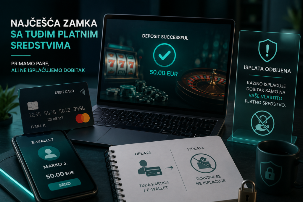Zamka sa tuđim platnim sredstvima – Primamo pare, ali ne isplaćujemo dobitak
