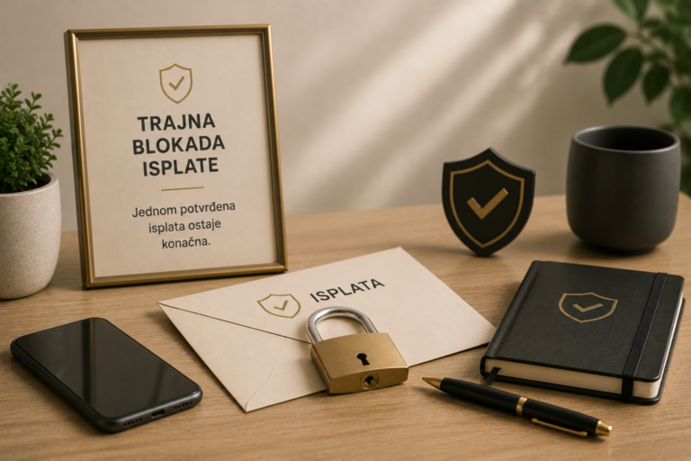 Trajna blokada isplate: Withdrawal Lock